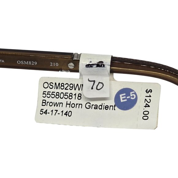 Oscar de la Renta OSM829 Brown Horn Gradient Eyeglass Frames 54-17-140 Rectangle - Picture 10 of 10